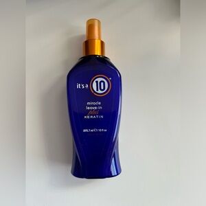 Miracle Leave In Keratin Hair Solution for healthy hair. It’s a 10 Miracle hair.